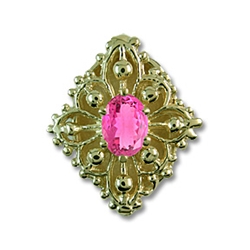 ra6893 Pink Tourmaline Bracelet Slide 